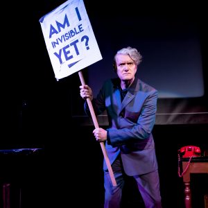 Former Chumbawamba frontman Dunstan Bruce is the invisible man in his new one man show